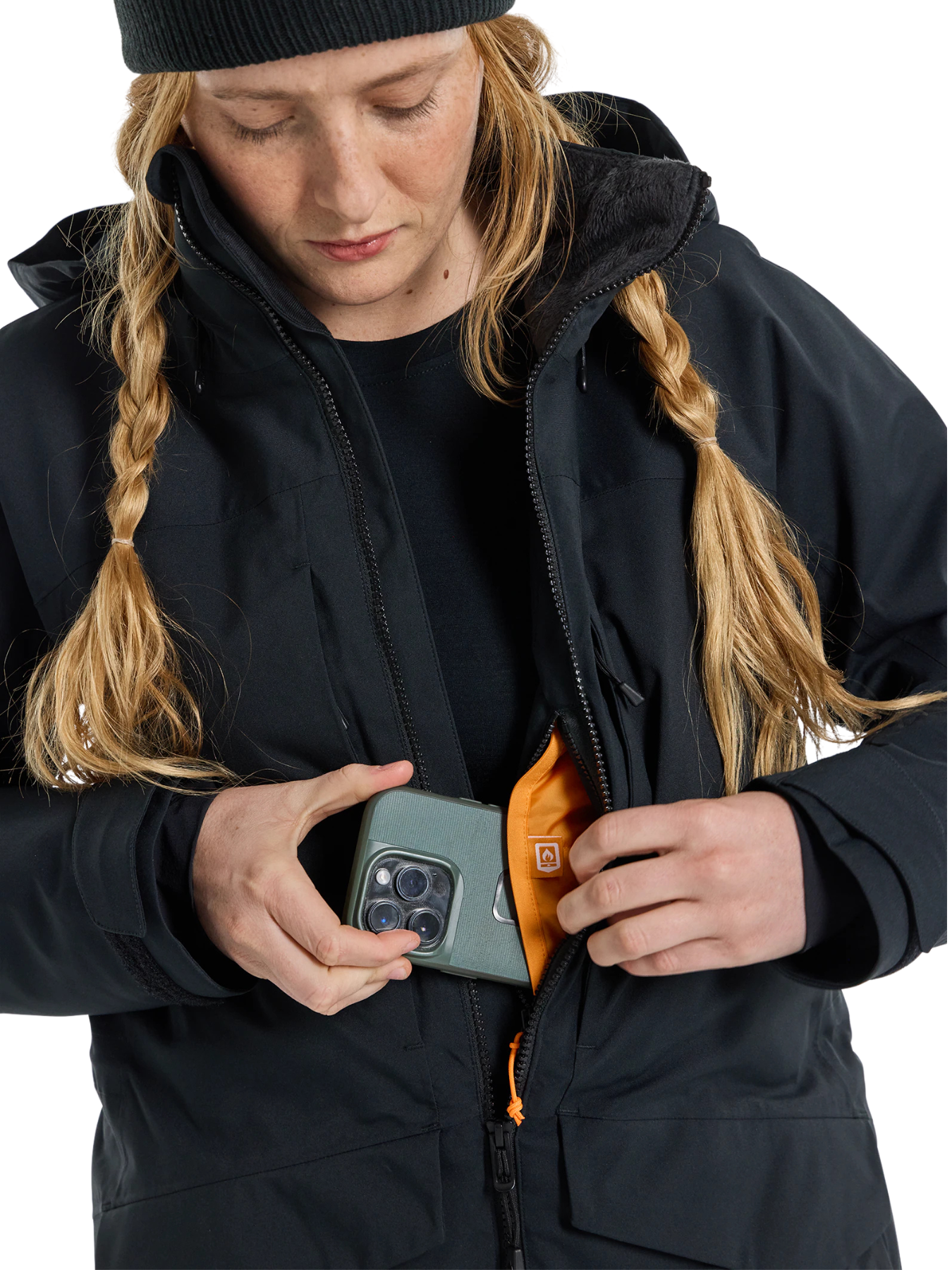 Jaqueta de snowboard feminina Burton Prowess 2.0 2L - True Black