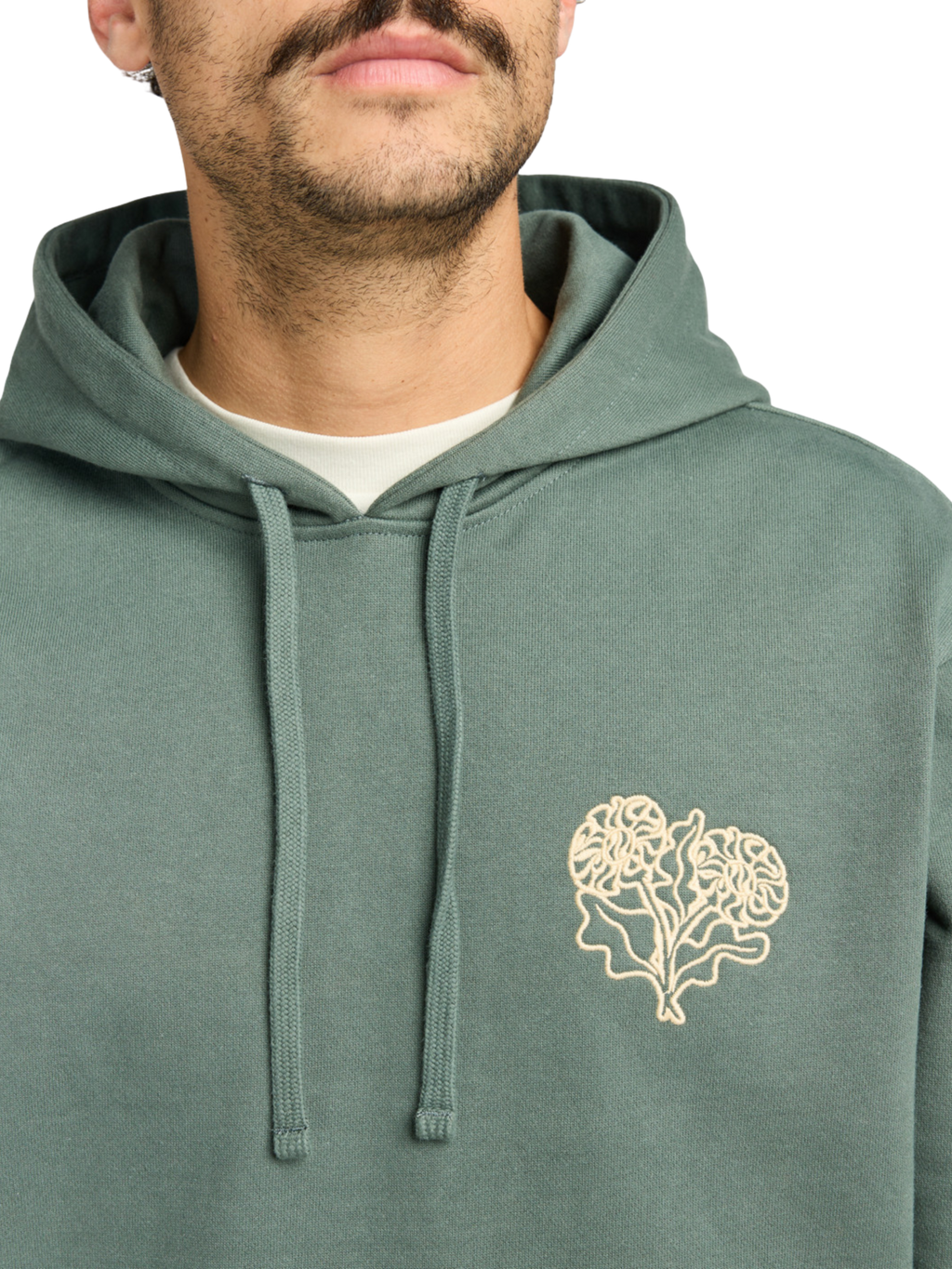 RVCA Flower Balance Sweatshirt | Balsam Green