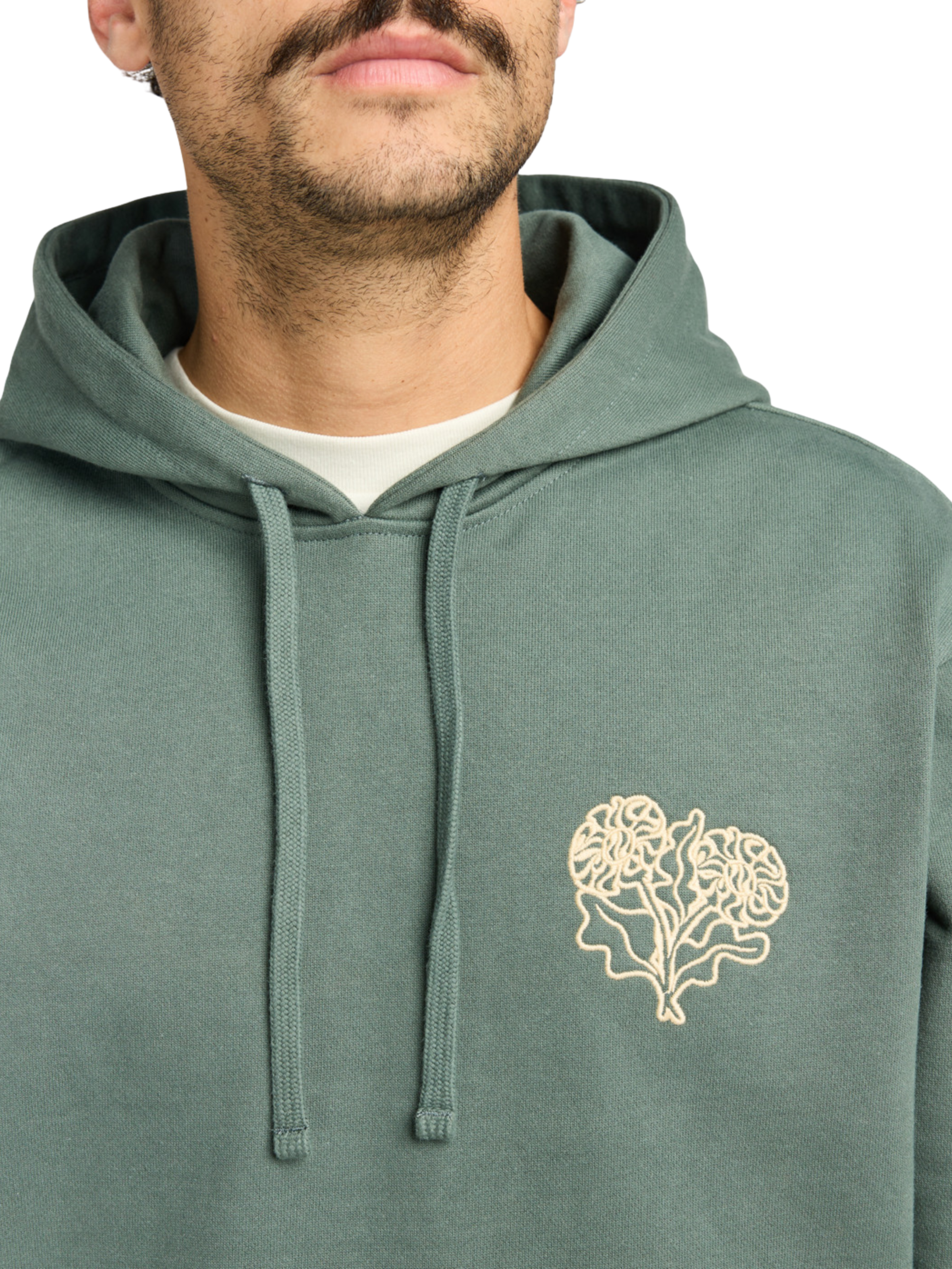 RVCA Flower Balance Sweatshirt | Balsam Green