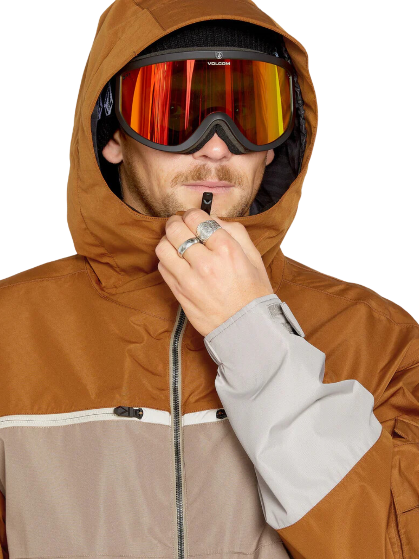 Volcom Nightbreaker 20K Snowboard Jacket - Chestnut Brown