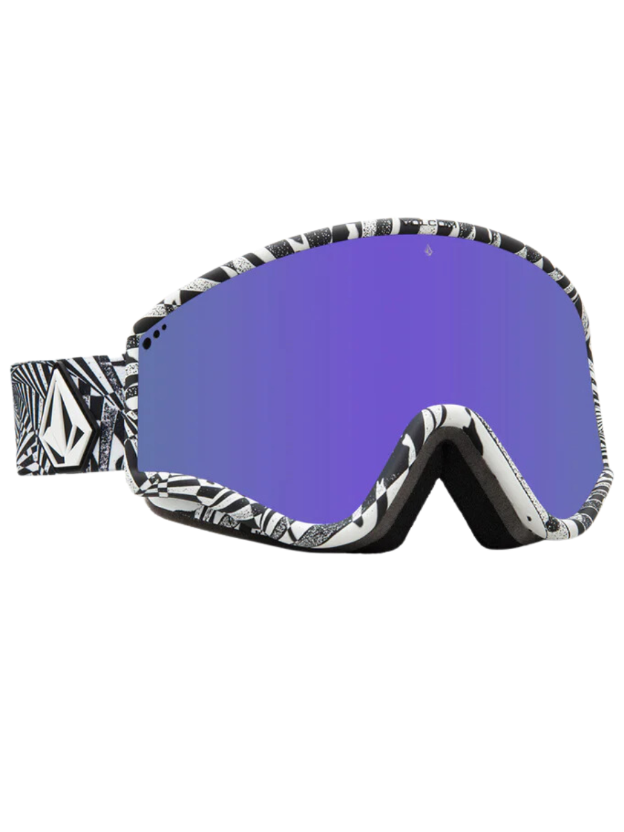 Volcom Yae Blizzard Goggles - Op Art / Purple Chrome + Extra Lens