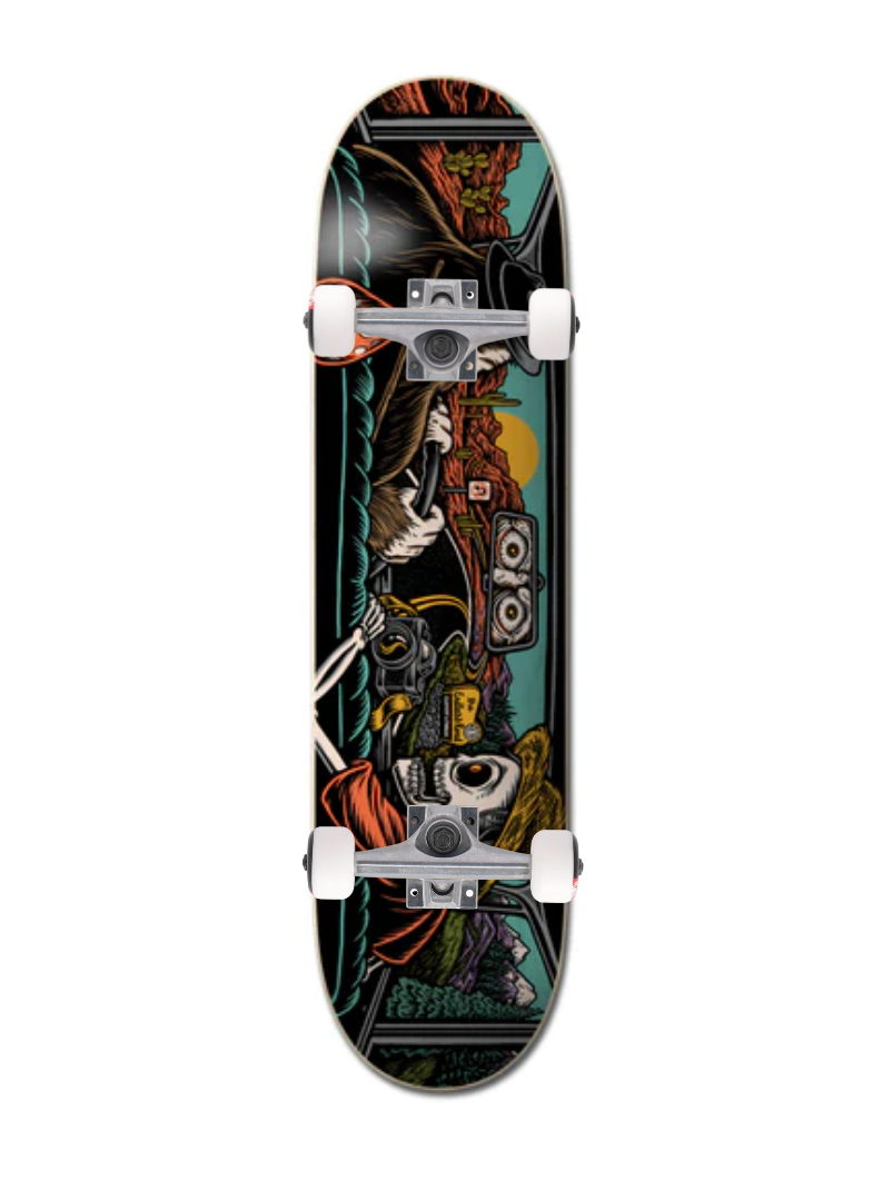 Komplette Skate Element Skateboards x Timber Endless Road Rückansicht – 8,25