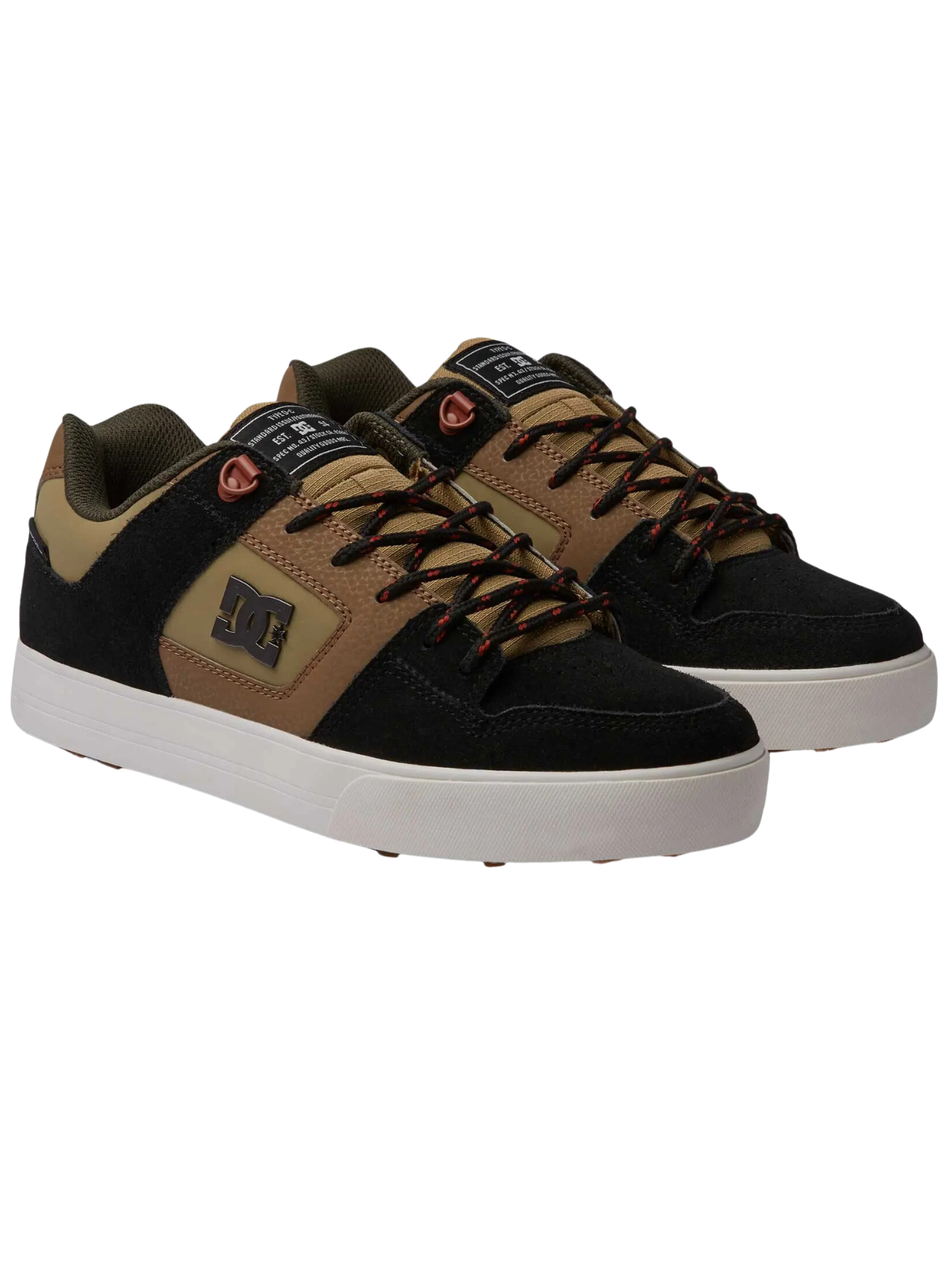 DC Shoes Tênis Pure WNT - Marrom/Marrom/Verde