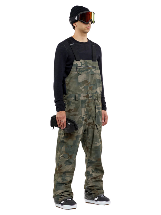 Best selling products | Volcom Rain GoreTex Bib Overall Snowboard Bib - Cloudwash Camo