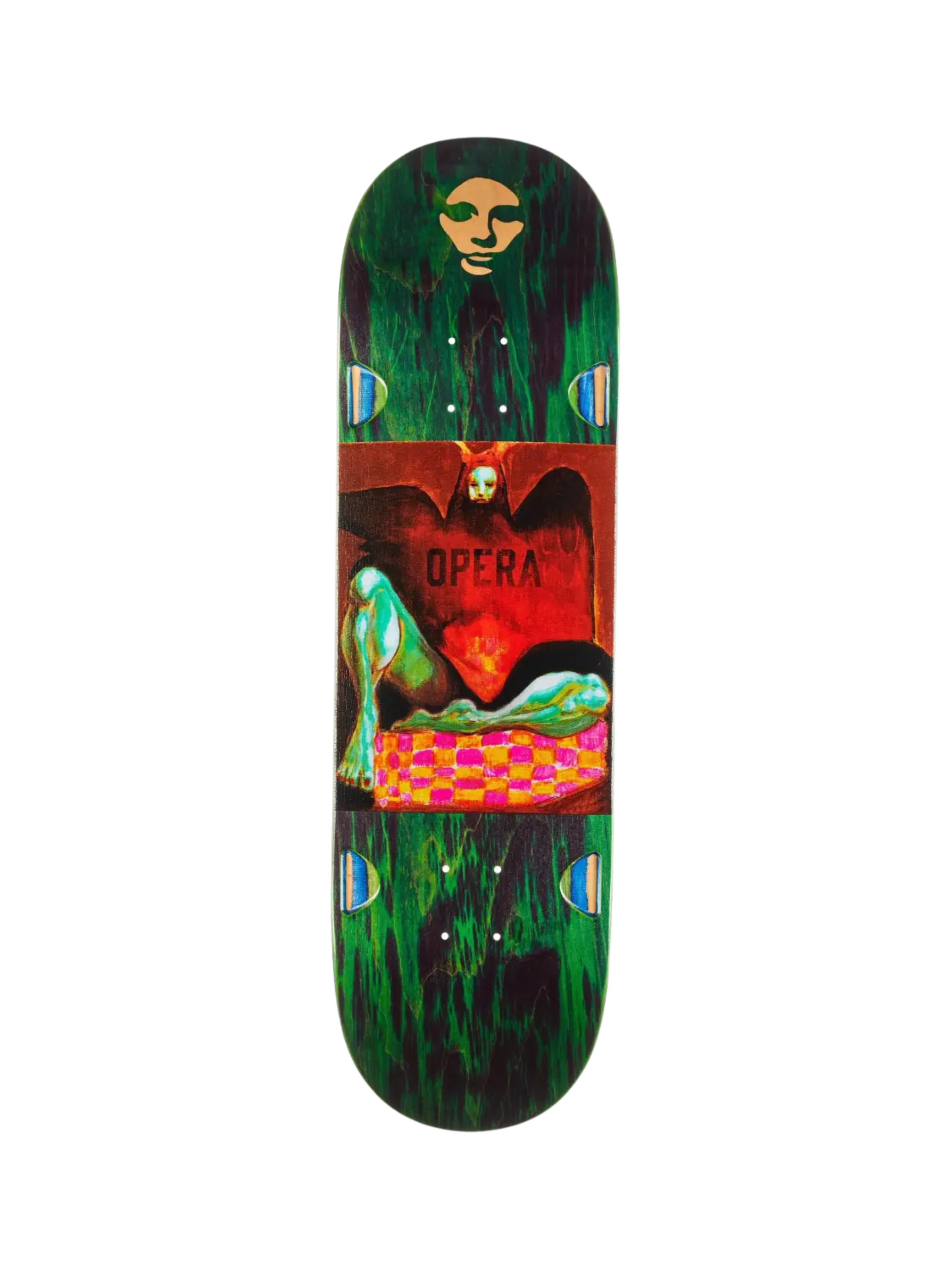 Skateboard-Deck Opera Archangel Ex7 - Green Bleed | 9"