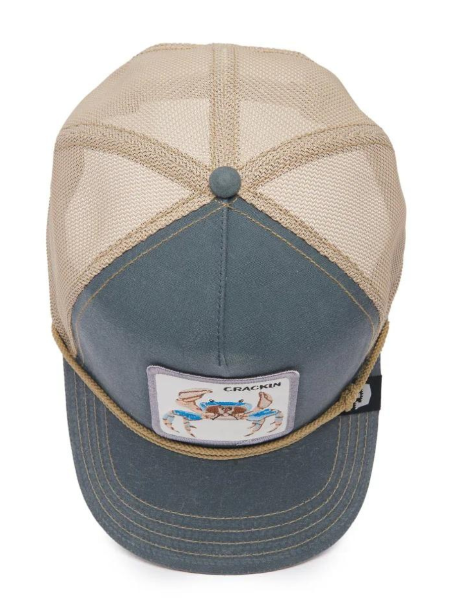 Goorin Bros Wuz Crackin (Crab) Cap - Slate / Beige