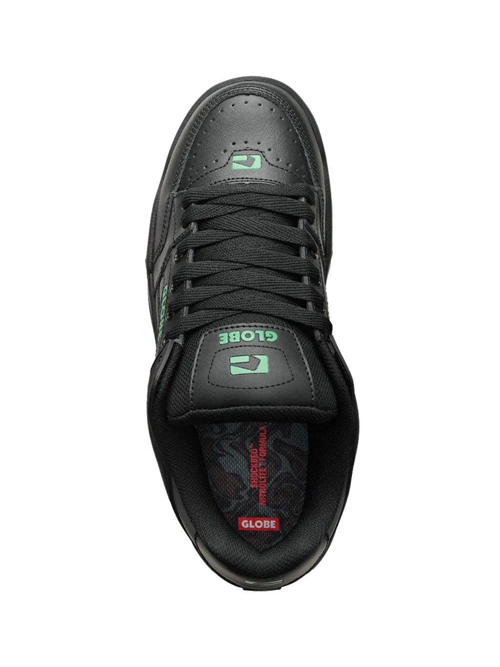 Ténis de Skate Globe Tilt | Black/Green/Mosaic