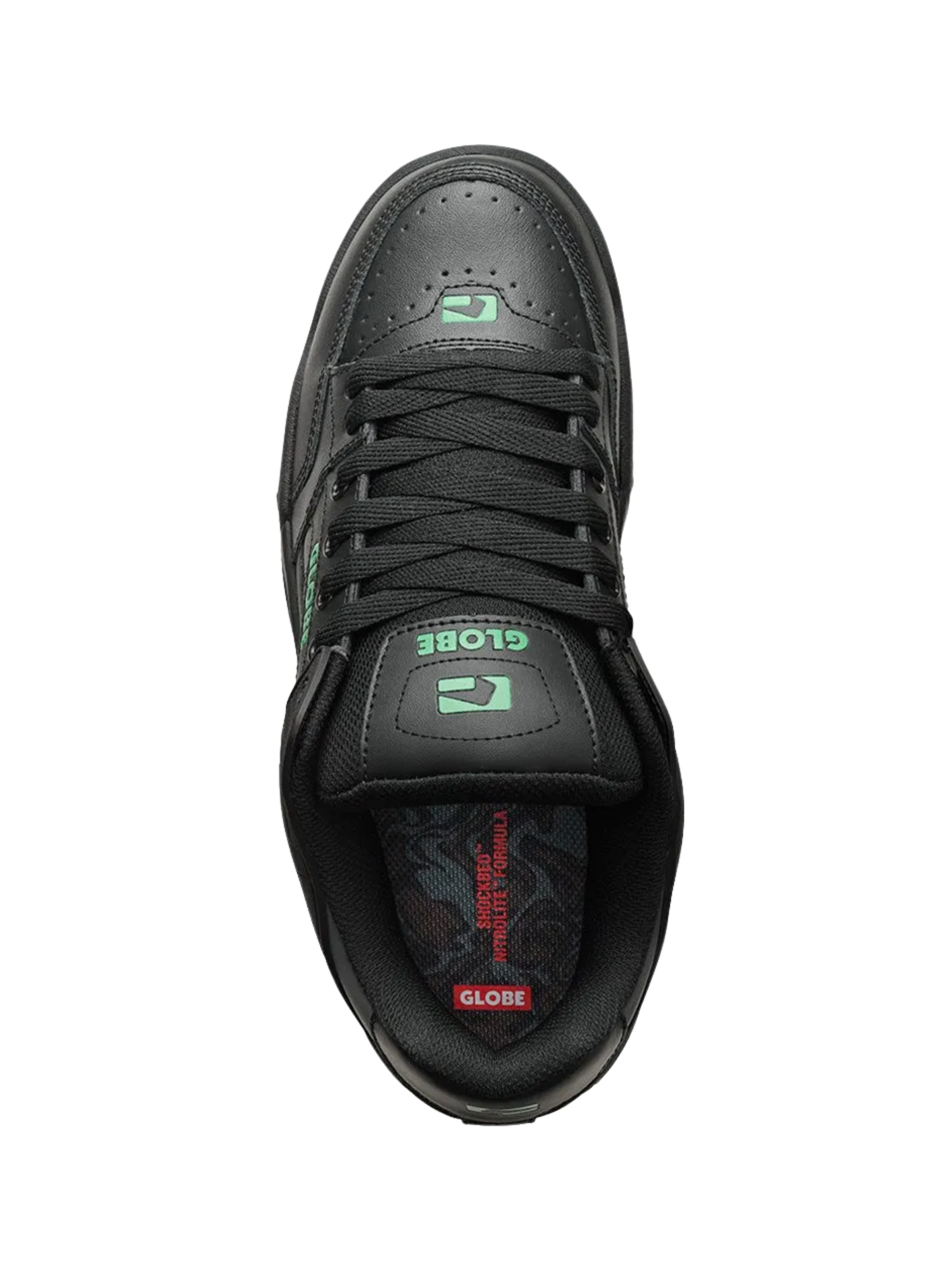 Ténis de Skate Globe Tilt | Black/Green/Mosaic