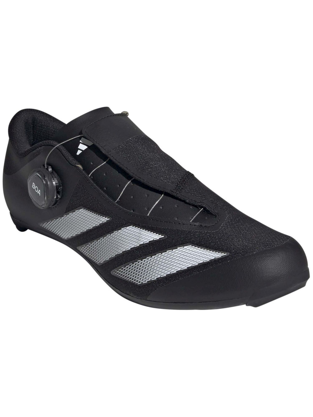 Adidas Tempo 3 Stripes BOA Road Cycling Shoes | Core Black / Cloud White / Cloud White
