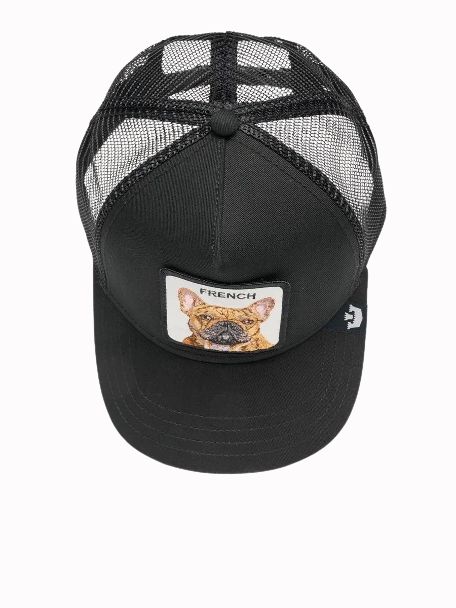 Cappellino da camionista The French Frenchie di Goorin Bros - Nero