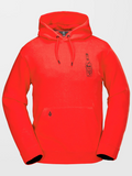 Volcom Essential technisches Sweatshirt – Crimson