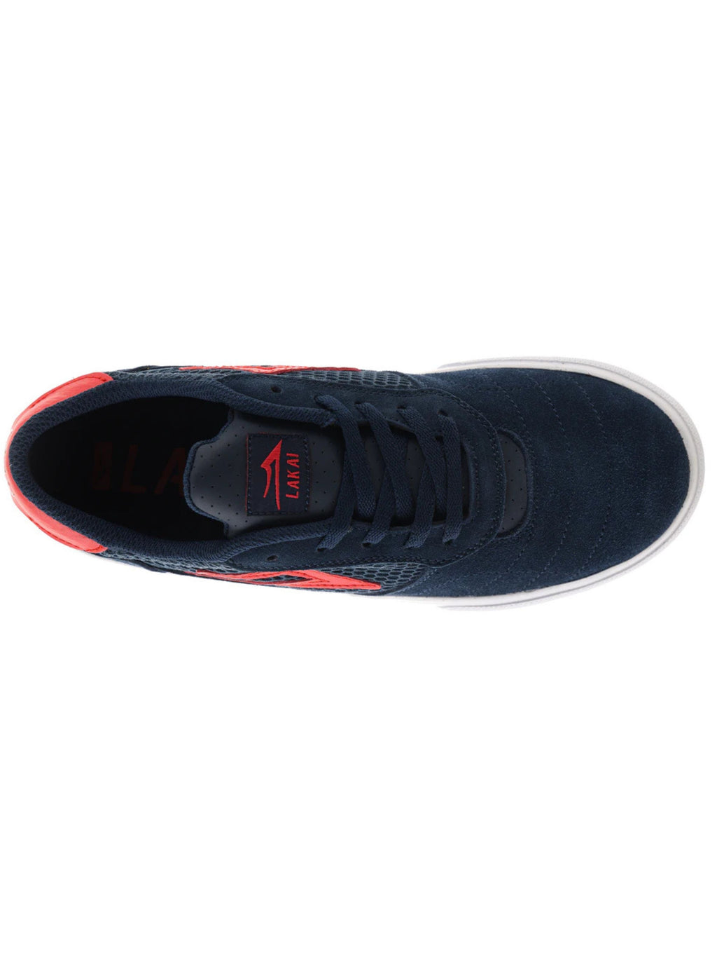 Lakai Cambridge Kids Jungen-Sneaker – Marineblau/Rotes Wildleder