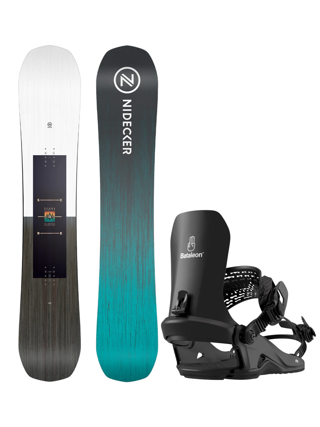Pack Snowboard Nidecker Score + Bataleon Fly Heelwrap M (39.5-44)