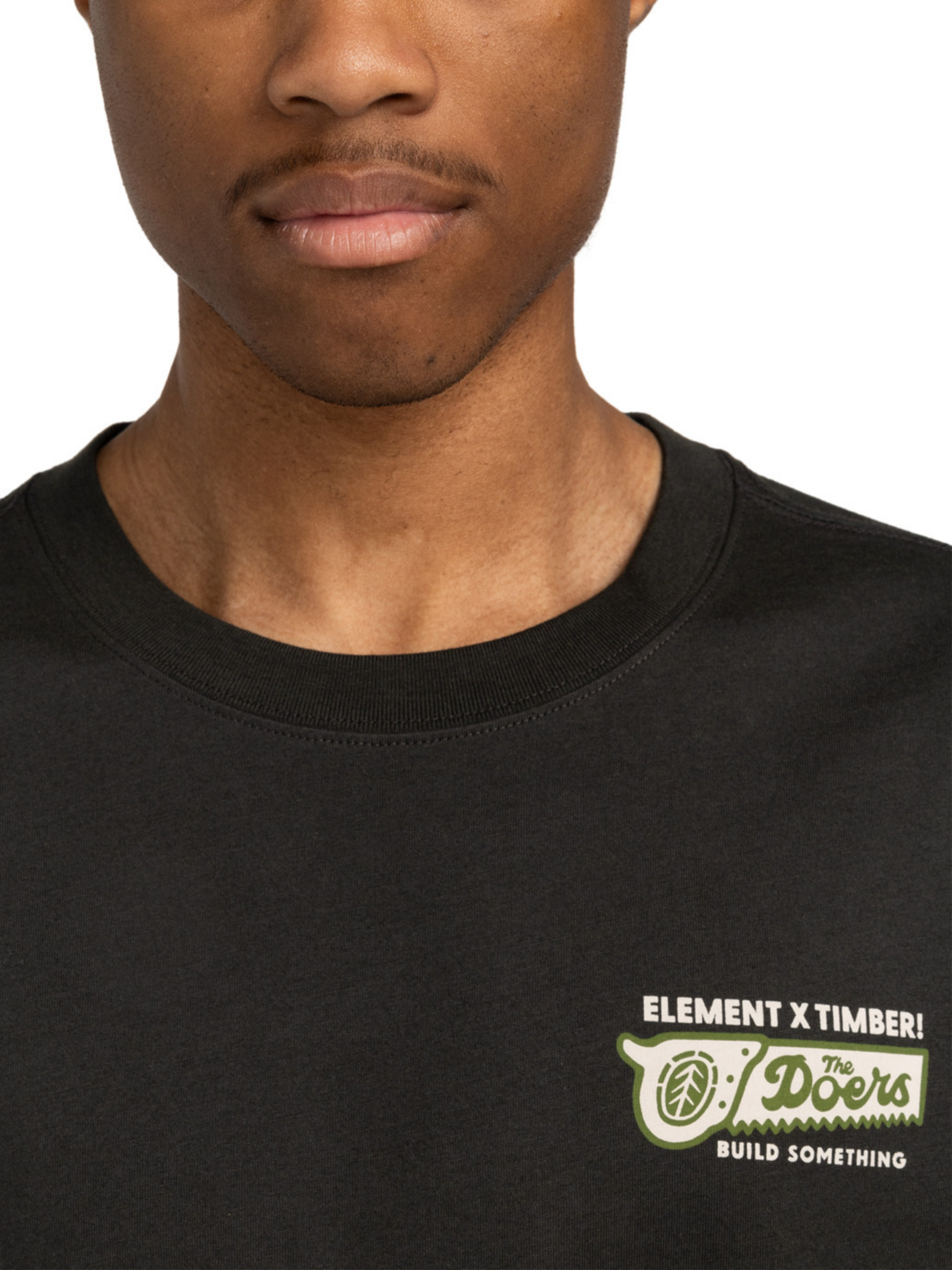 Element Timber Icon T-shirt - Off Black | Best selling products | Collection_Zalando | elements | Men's short sleeve t-shirts | Men's T-shirts | Stock Steals | surfdevils.com