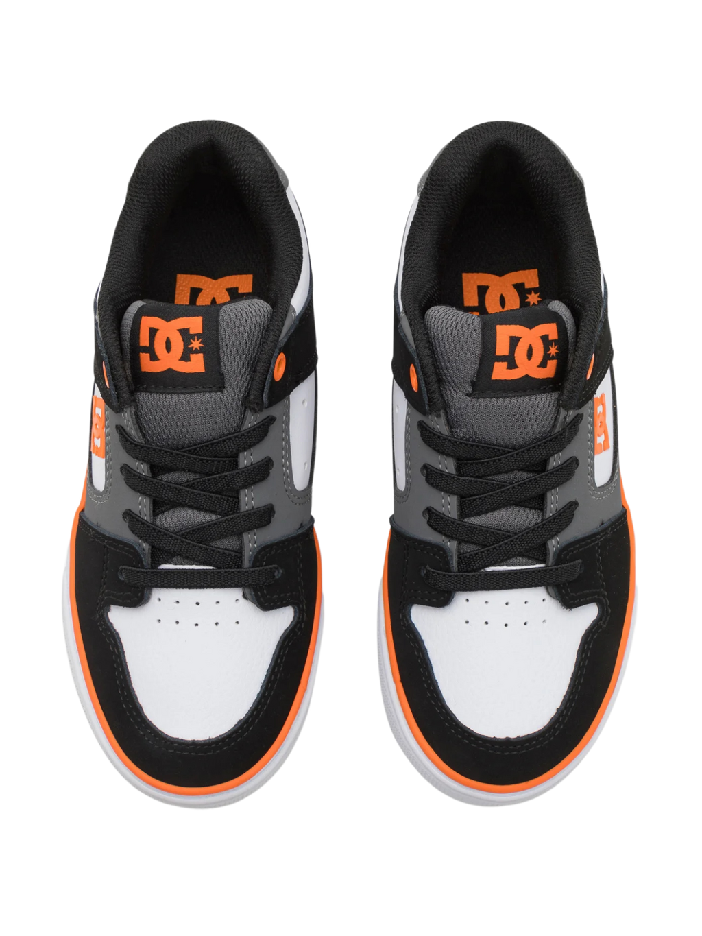 Zapatillas niño DC Shoes Pure Elastic - Black/White/Grey/Orange
