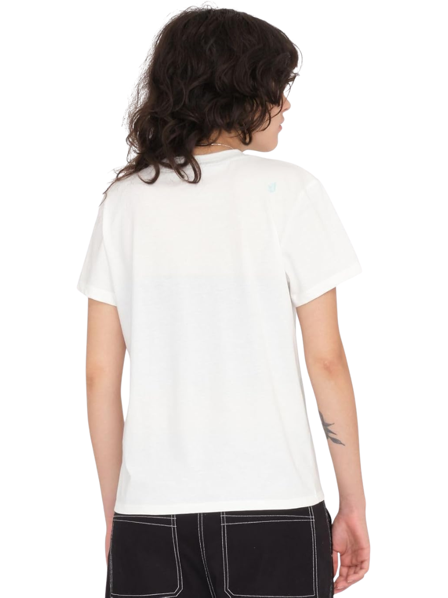 Camiseta feminina Radical Daze da Volcom - Star White