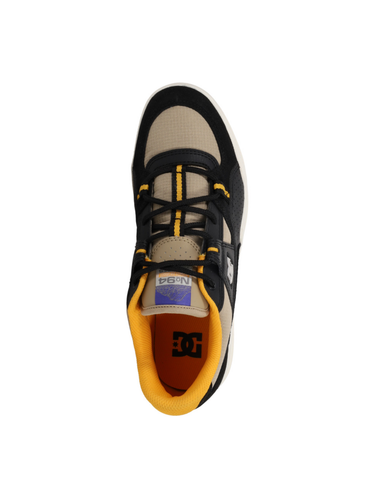 DC Shoe Construct Sapatilhas - Preto/Laranja/Azul