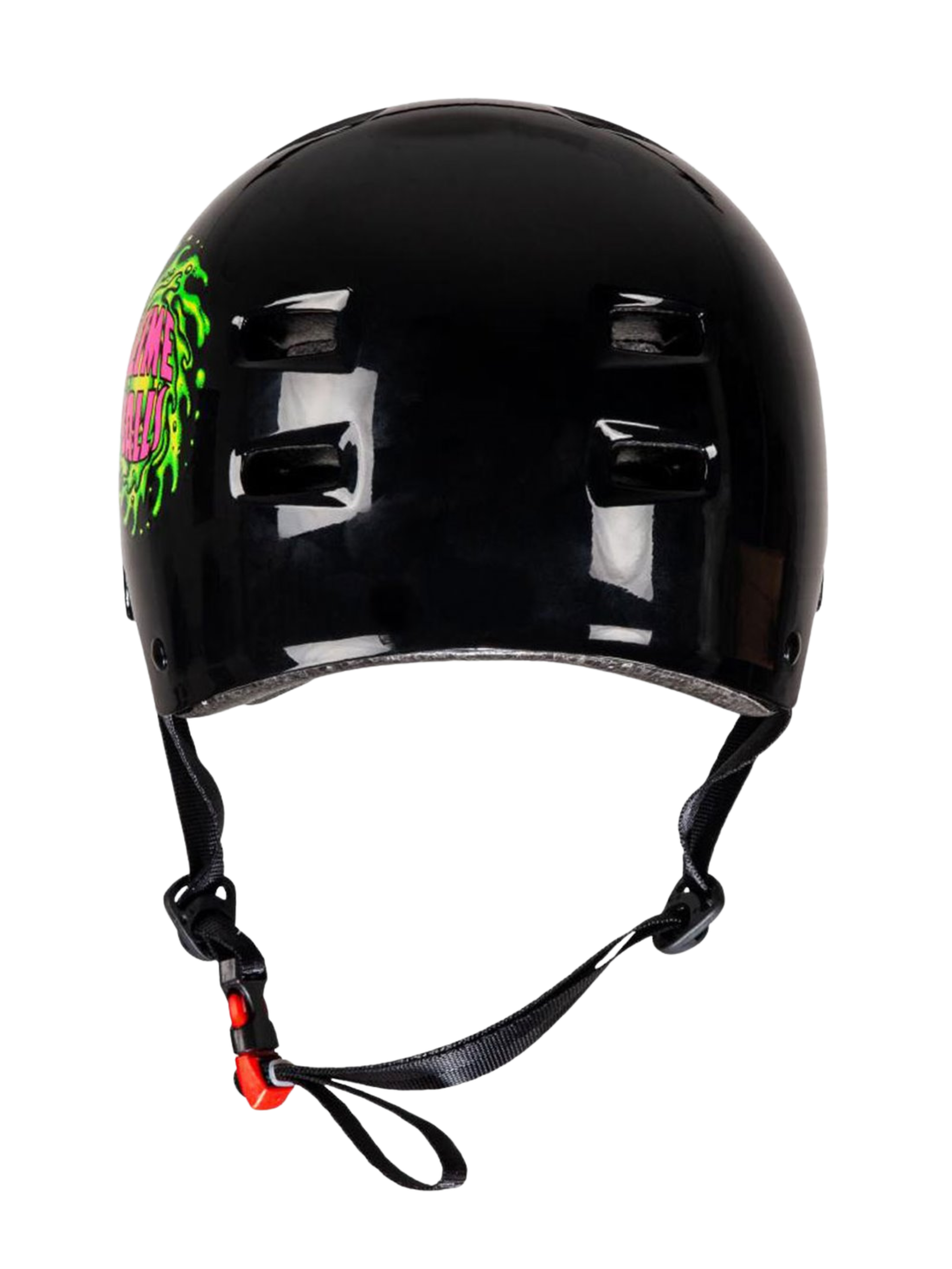 Skateboard Helmet Bullet X Slime Balls Logo | Gloss Black