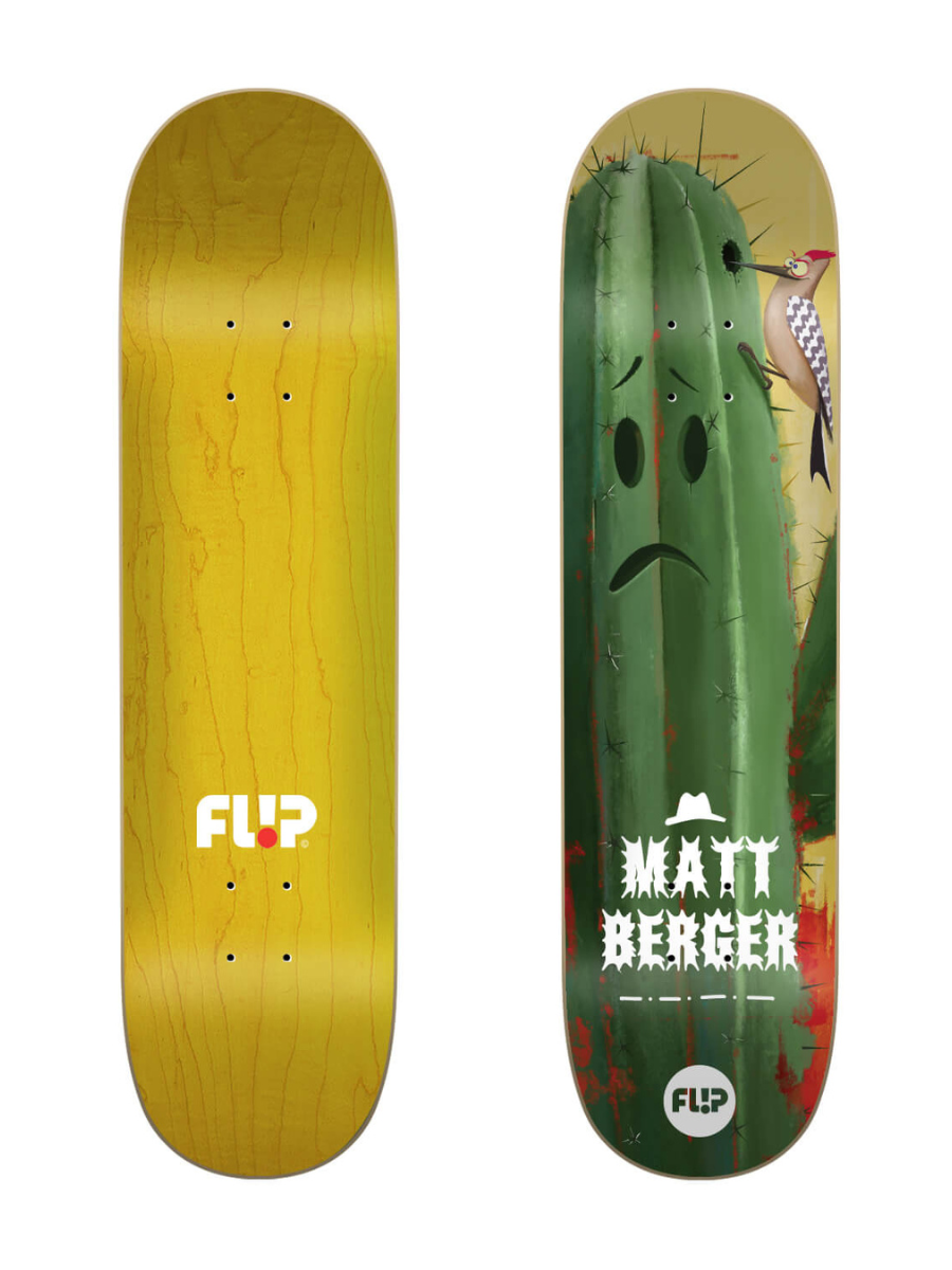 Tavola da skateboard Flip Berger Flower Power da 8,25 pollici