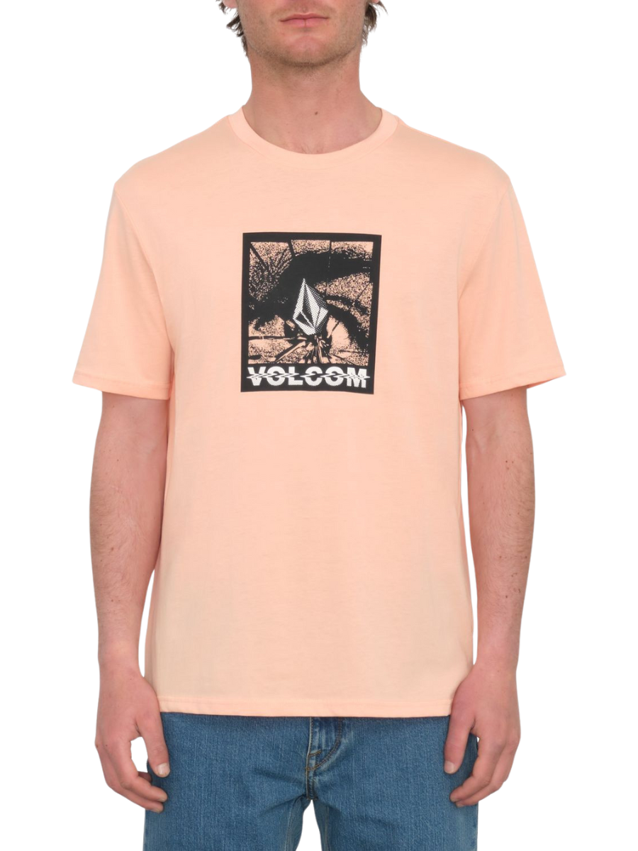 Volcom Occulator T-Shirt - Salmon | Best selling products | Collection_Zalando | Men's short sleeve t-shirts | Men's T-shirts | Volcom Shop | surfdevils.com