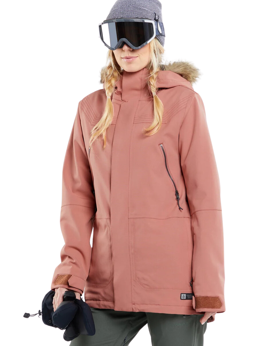 Giacca da snowboard da donna Volcom Shadow Insulated - Rosa Terra | Collezione_Zalando | Giacche da snowboard da donna | Negozio di snowboard | Negozio Volcom | Nuovi prodotti | Prodotti più recenti | Prodotti più venduti | surfdevils.com