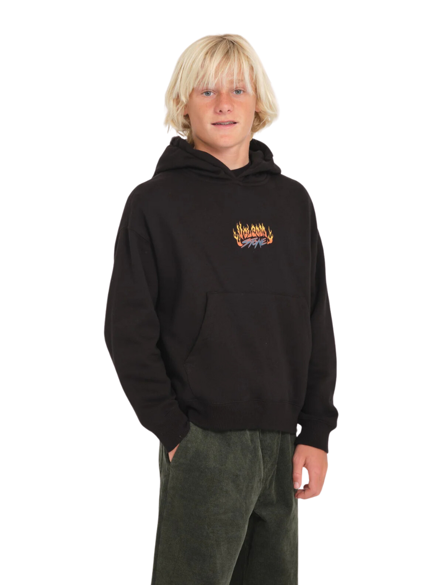 Volcom Trux PO Boys' Sweatshirt - Black