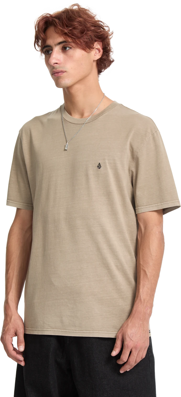 Volcom Solid Stone Emb camiseta manga corta hombre | Brindle