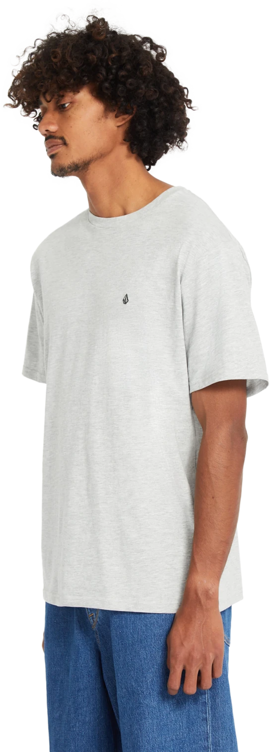 Volcom Stone Blanks camiseta manga corta hombre detail 5 | Heather Grey I