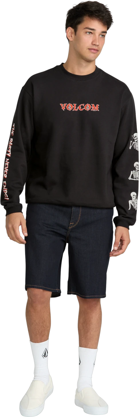Volcom NEVER ENDS CREW sudadera hombre detail 5 | Stealth