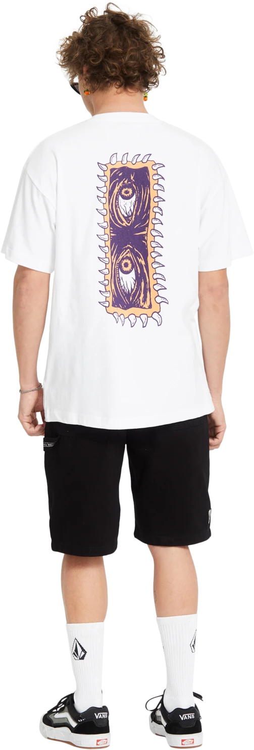 Volcom Eye Rust Lse camiseta manga corta hombre detail 3 | White
