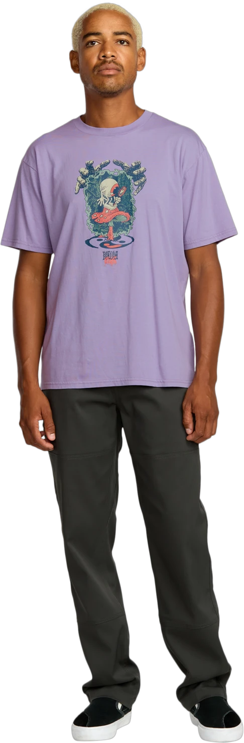 Volcom Stone Matter camiseta manga corta hombre detail 4 | Purple Ash