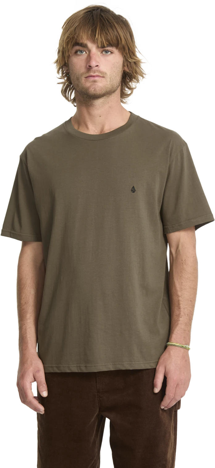 Volcom Stone Blanks camiseta manga corta hombre | Sage Leaf