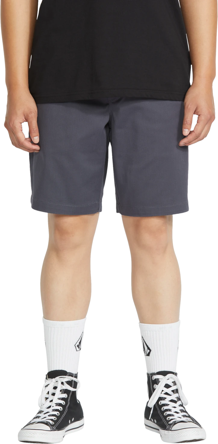 Volcom Frickin EW Short 19 elastic waist short hombre | Charcoal