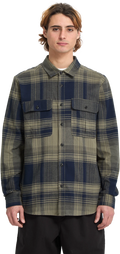 Volcom Parkstone LS camisa manga larga hombre | Thyme Green