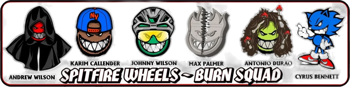 Spitfire Spitfire Formula Four Karim Callender Burn Squad Radial Full 58mm ruedas del monopatín detail 5 | White