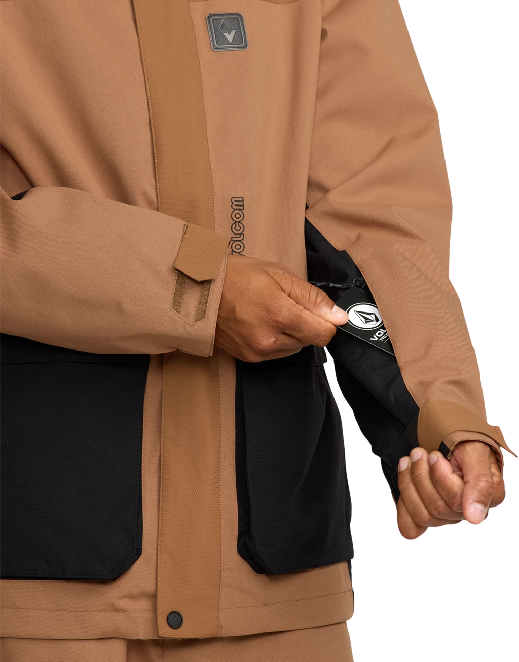 Volcom KLEVELAND JACKET chaquetas y abrigos hombre detail 9 | Terra Brown