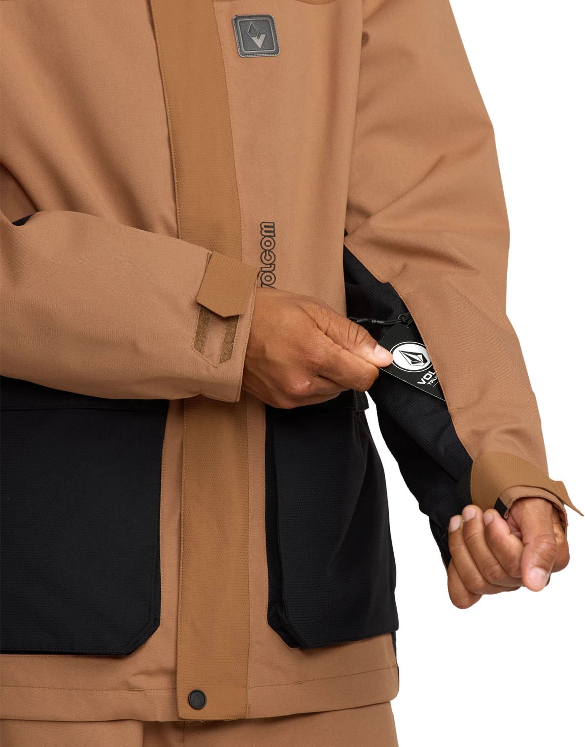 Volcom KLEVELAND JACKET chaquetas y abrigos hombre detail 9 | Terra Brown