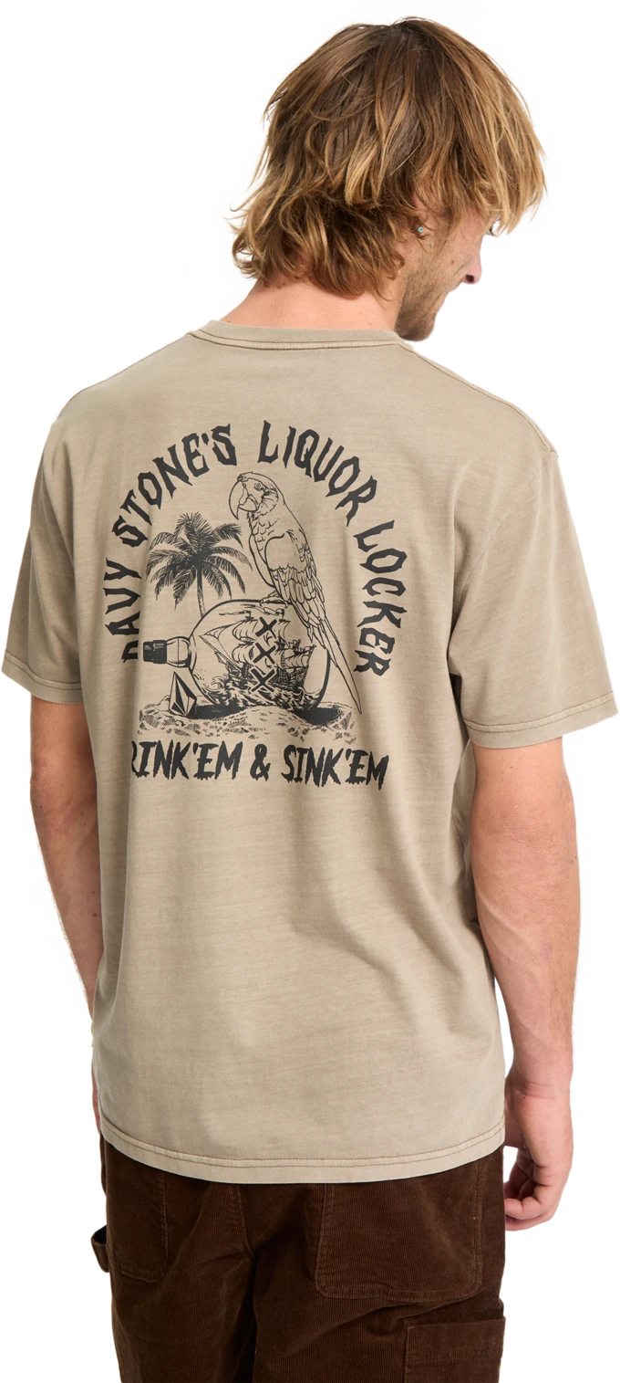 Volcom Liquor Locker camiseta manga corta hombre detail 5 | Brindle