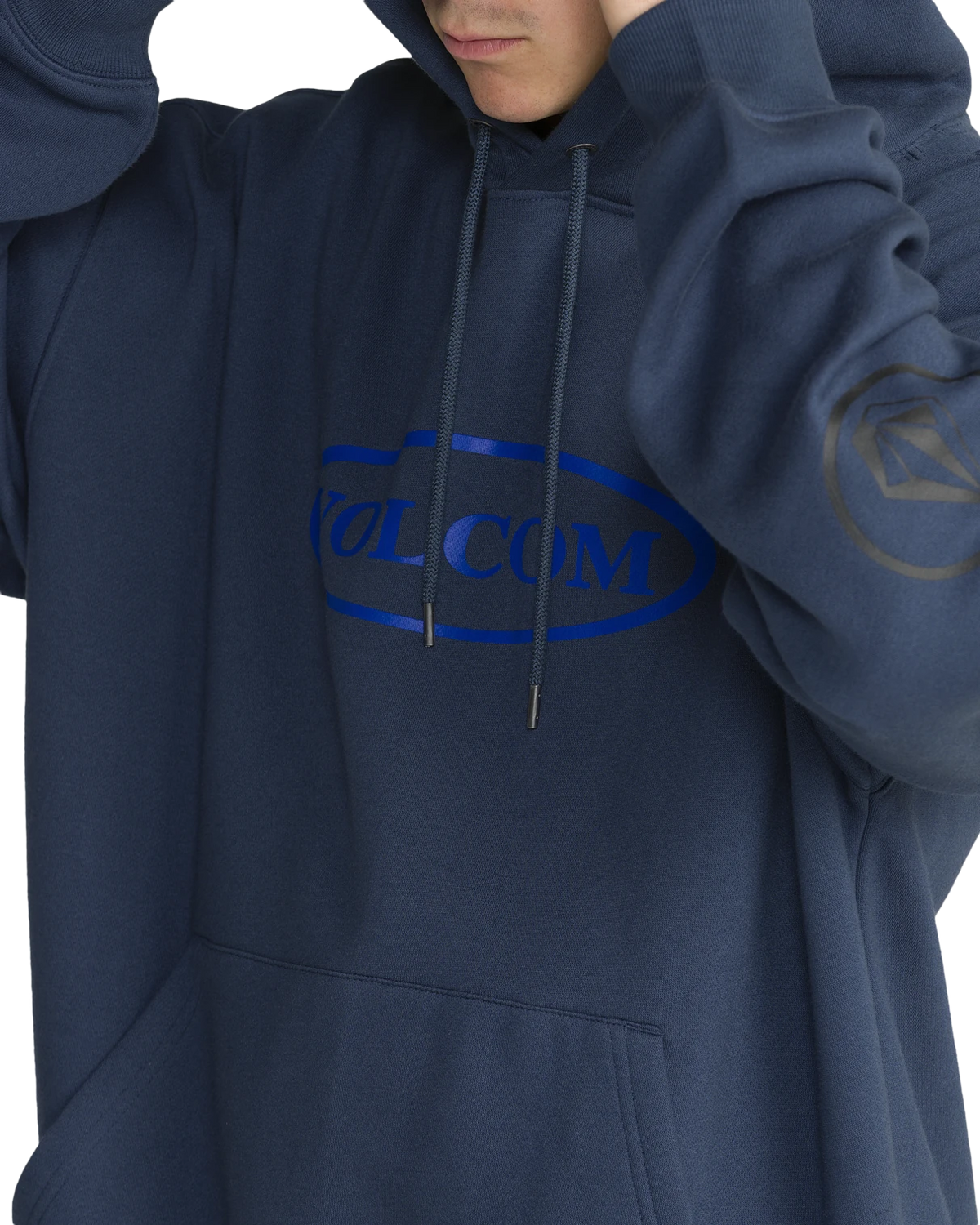 Volcom REMASTERED STONE PO sudadera con capucha hombre detail 2 | Midnight