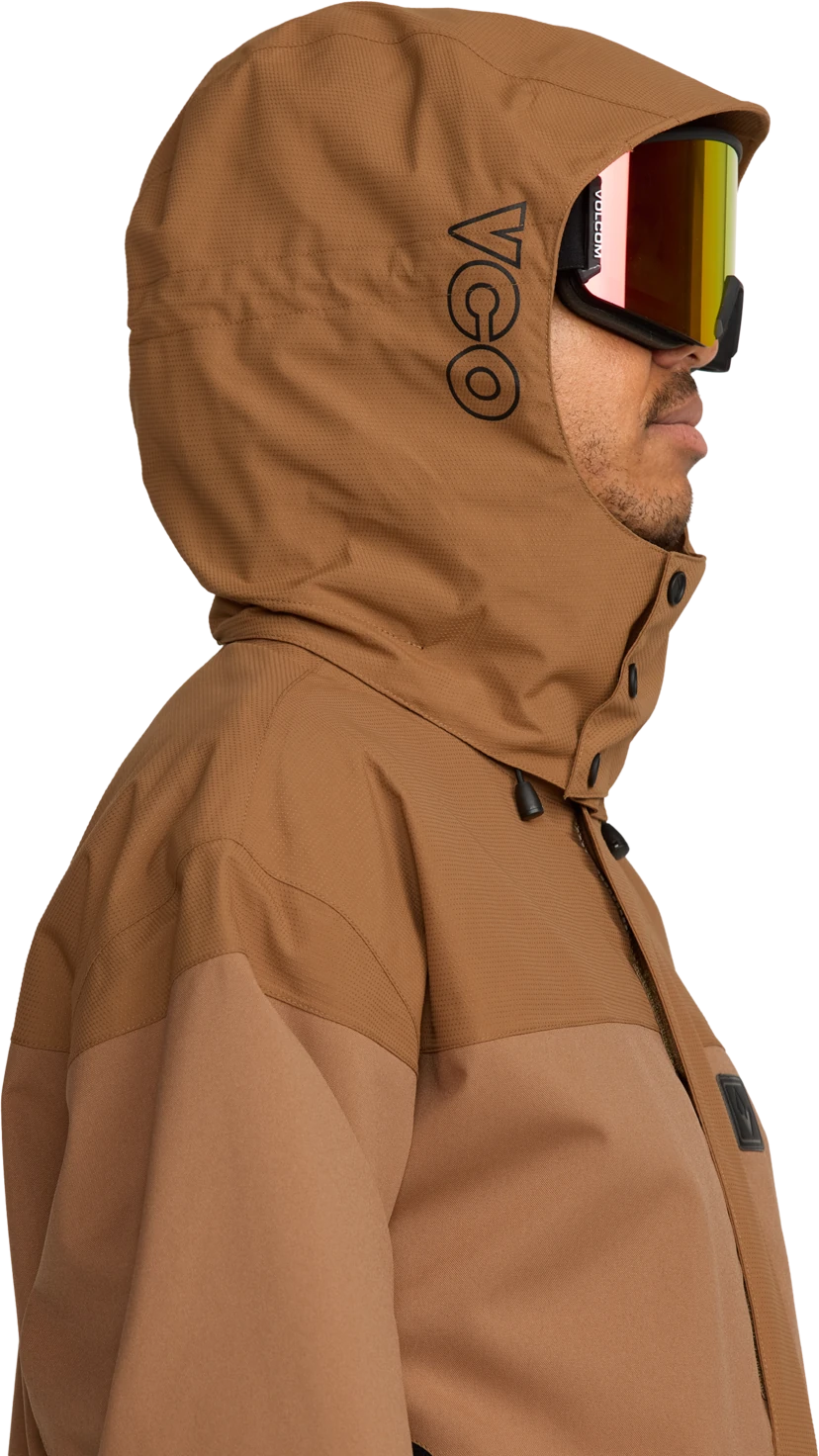 Volcom KLEVELAND JACKET chaquetas y abrigos hombre detail 5 | Terra Brown
