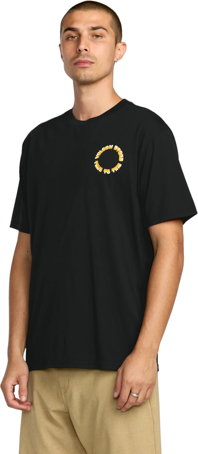 Volcom Daylighter camiseta manga corta hombre detail 2 | Black
