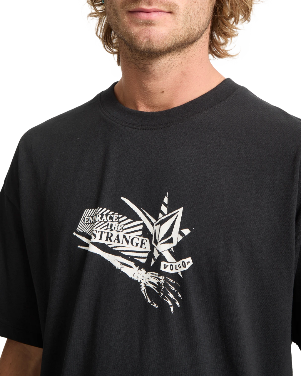 Volcom Kut N Rip camiseta manga corta hombre detail 2 | Black