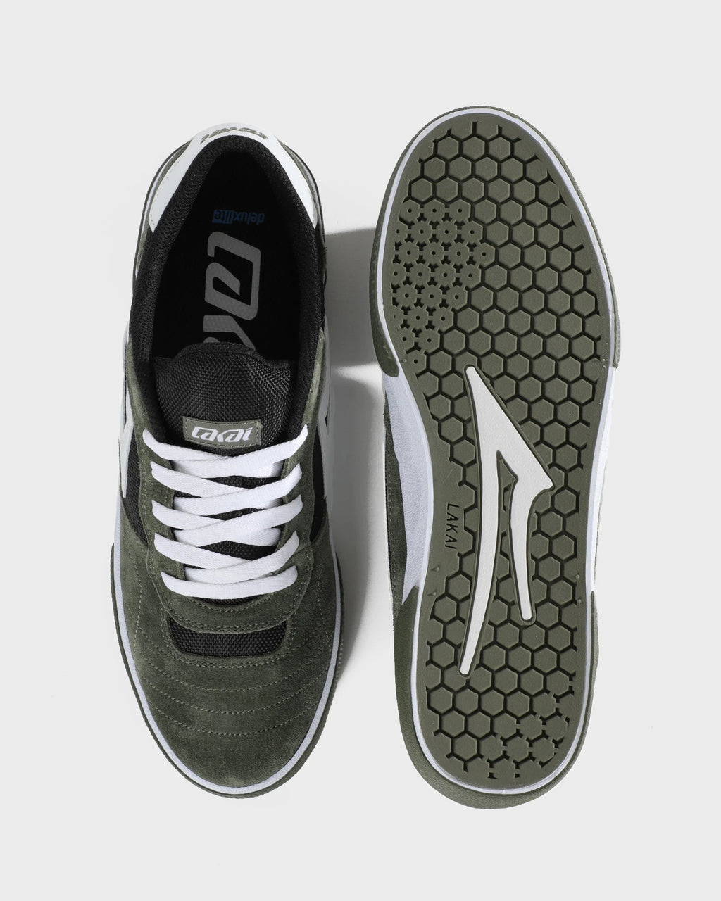 Lakai Men's Cambridge calzado hombre detail 3 | COVERT GREEN BLACK WHITE