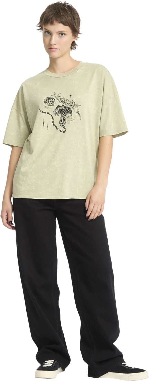 Volcom Voltrip camiseta manga corta mujer detail 6 | Green Tea