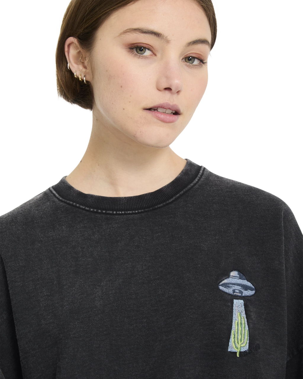 Volcom FA MICKEY MASON CREW sudadera mujer detail 3 | Vintage Black