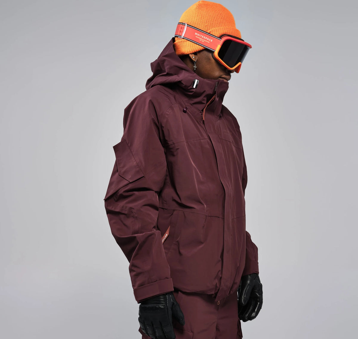 Whitespace AMF RIDING CARGO JACKET chaquetas y abrigos hombre | Dark Mauve Purple
