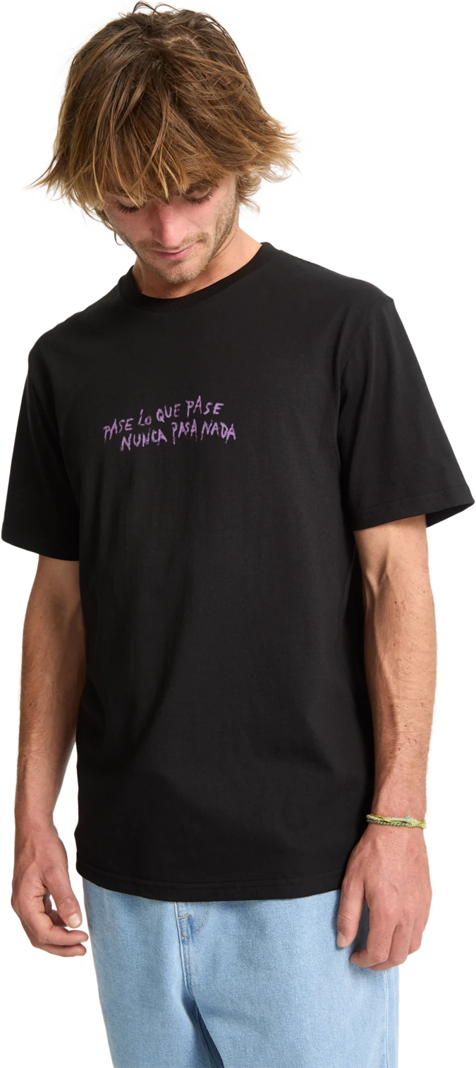 Volcom Nunca Pasa camiseta manga corta hombre detail 4 | Black