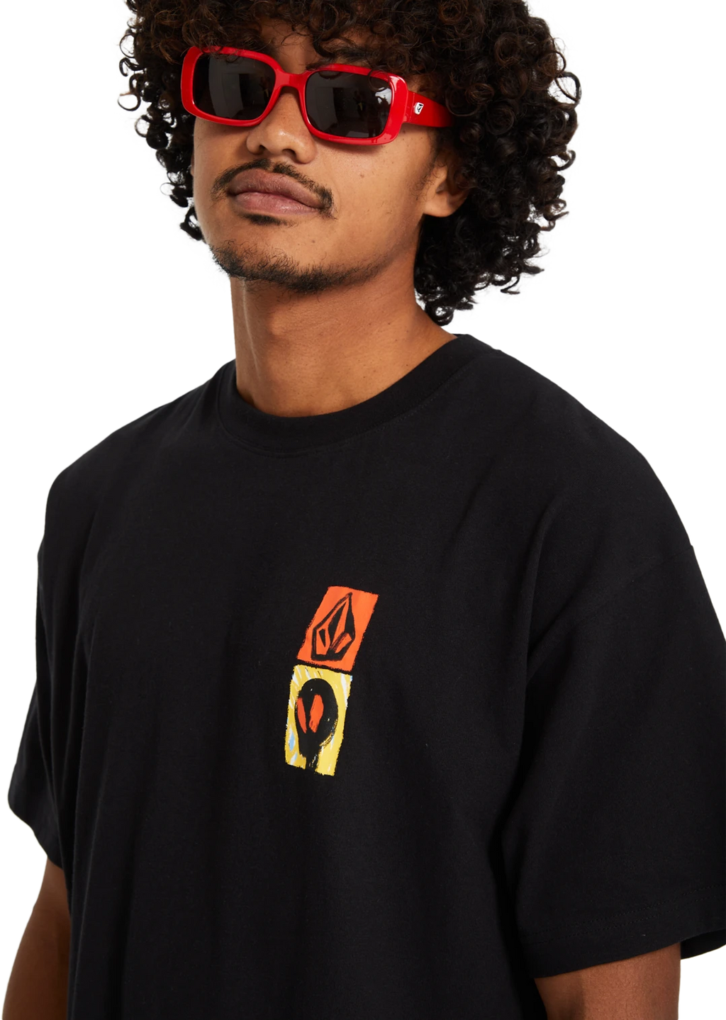 Volcom Gonyvaders Lse camiseta manga corta hombre detail 6 | BLACK