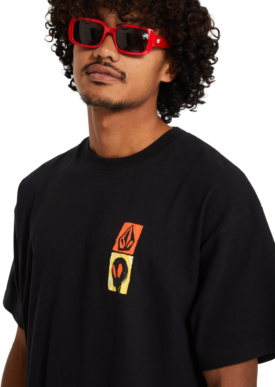 Volcom Gonyvaders Lse camiseta manga corta hombre detail 6 | BLACK