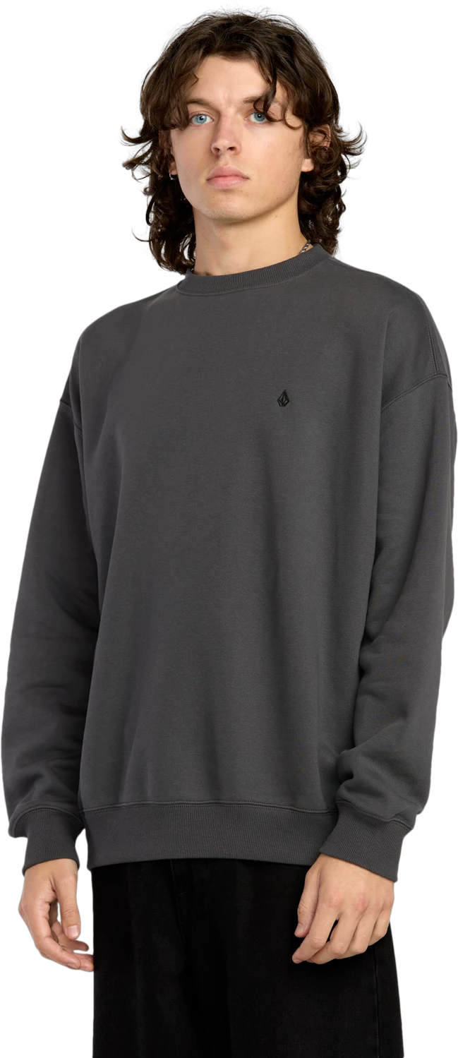 Volcom Single Stone Pw sudadera hombre detail 2 | Asphalt Black